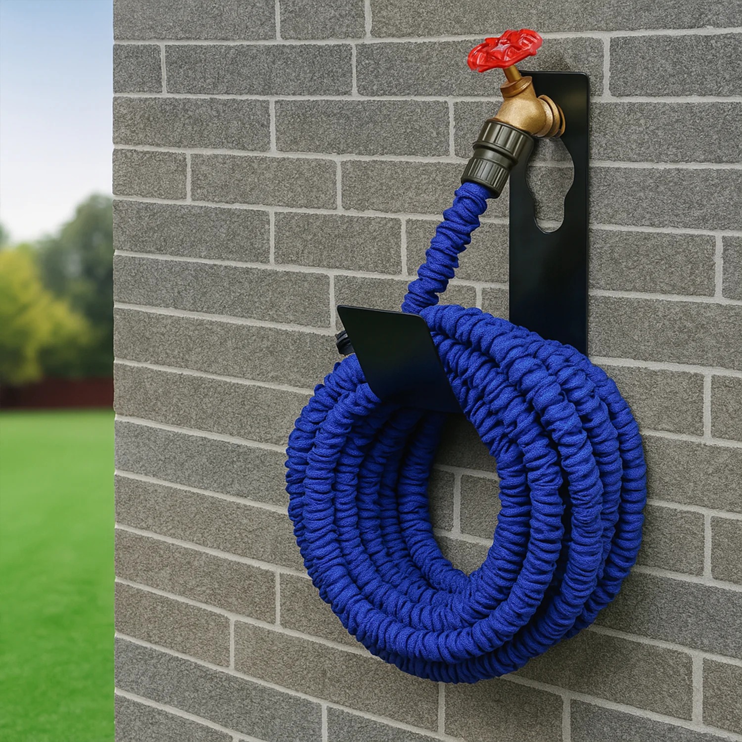50 Ft Expandable Hose Pipe Nozzle For Garden Wash Car Bike With Spray Gun by Velvet Wheels - Image 4